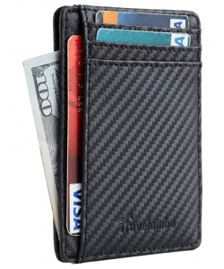 travelambo minimalist leather wallet unisex