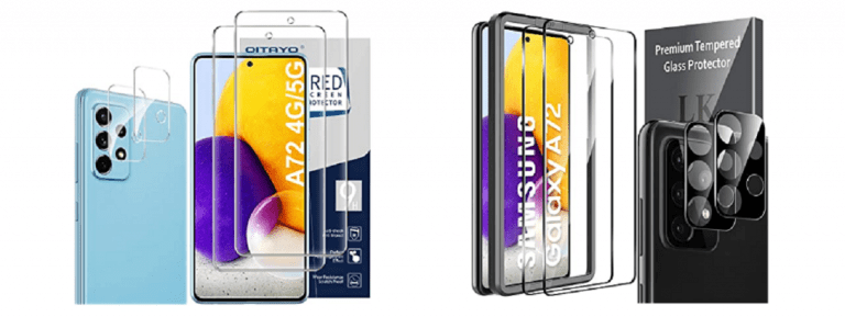 Galaxy A72 Screen Protectors