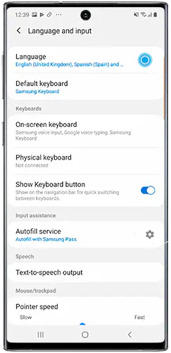How to change the language on a Galaxy device 4