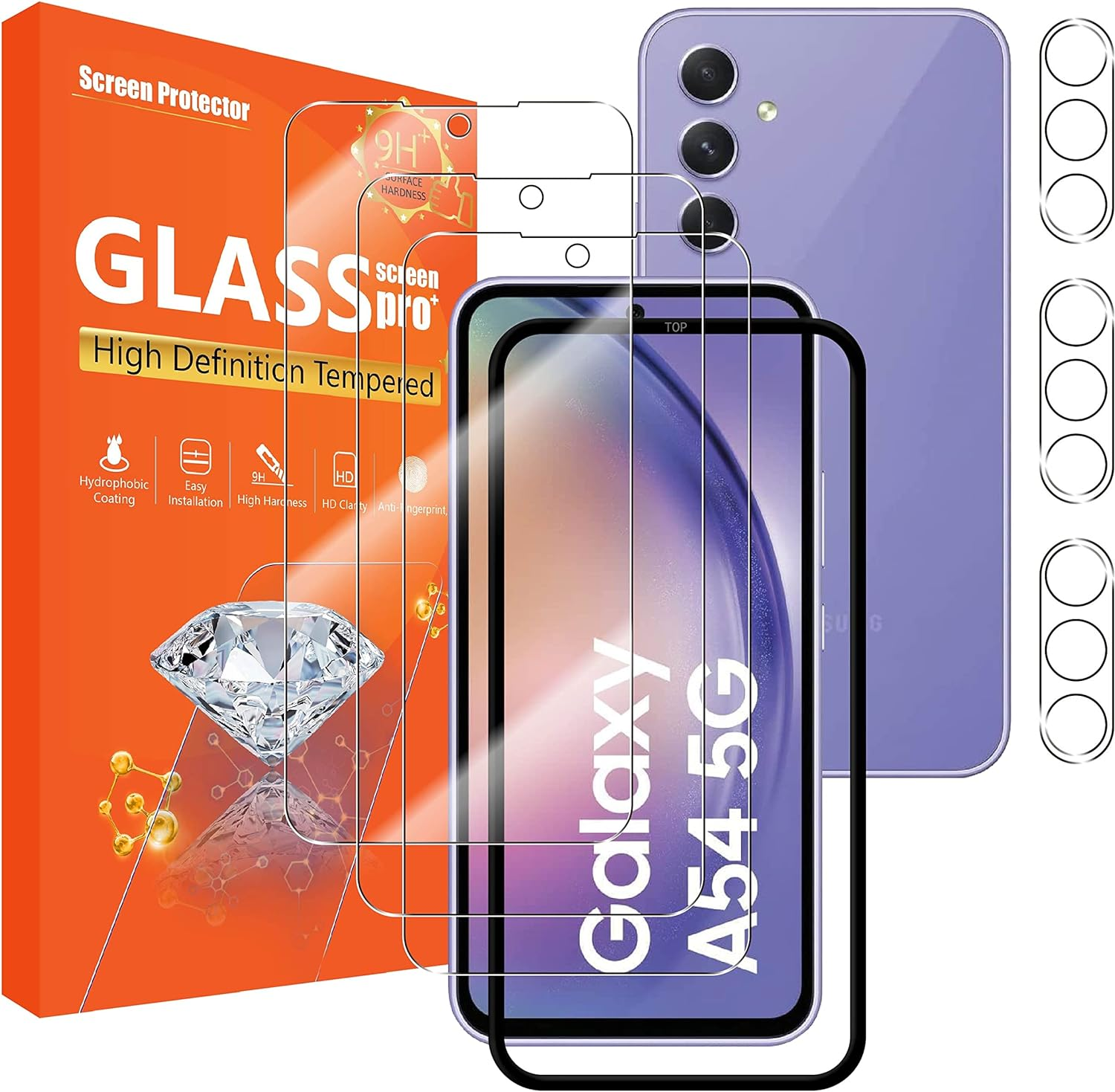 The Best Screen Protectors Samsung Galaxy A54 2024 Rank1one