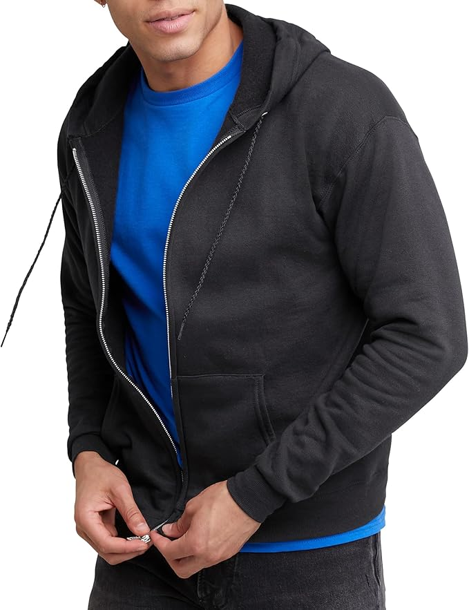 Hanes EcoSmart Fleece Full-Zip Hoodie for Men