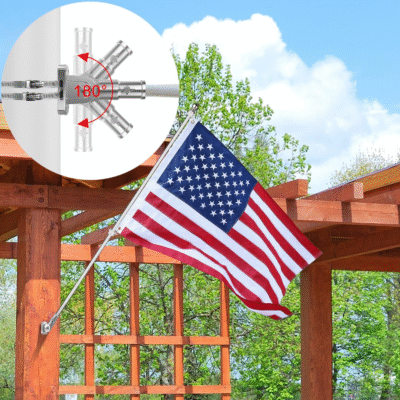 Top 5 Best Pre-Assembled American Flag Sets 4
