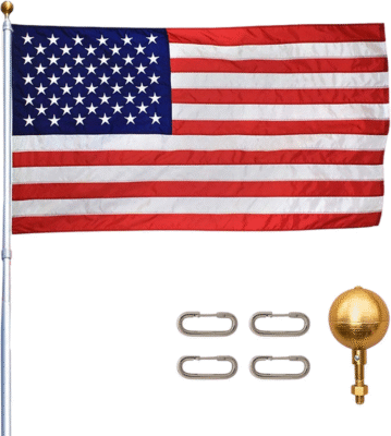 Top 5 Best Pre-Assembled American Flag Sets 5