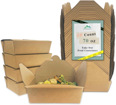 The 5 Best Kraft Paper Take out Food Containers 3
