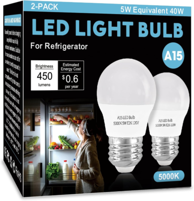 The 5 Best Refrigerator Light Bulbs 1