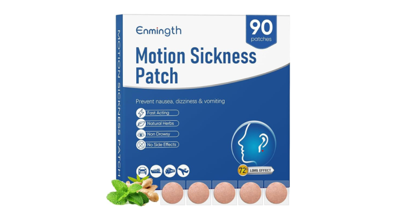 Motion sickness patches
